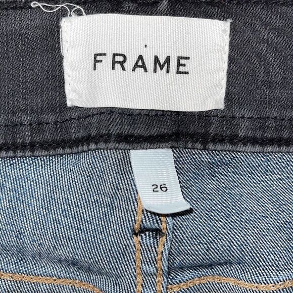 Frame Womens Jentri Lane Le High Skinny Jeans Blue‎ Denim Medium Wash Size 26 - Picture 6 of 12